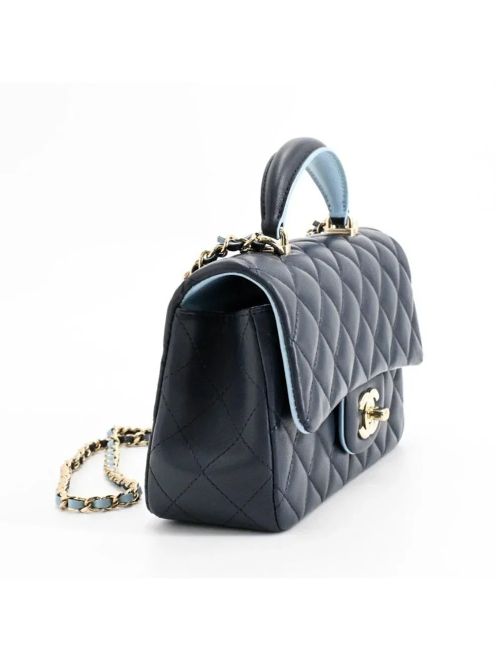 Chanel Handbag Top Handle Mini Flap